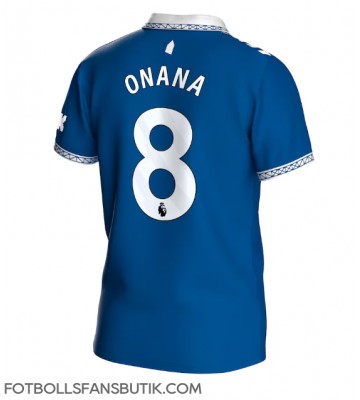 Everton Amadou Onana #8 Replika Hemmatröja 2023-24 Kortärmad